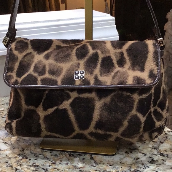 Kate Spade NY Giraffe Print ~ Rare Made in Italy Original Price $400 - Picture 2 of 13